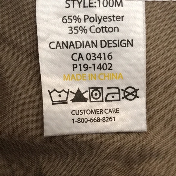 McCarthy beige khaki shorts flat front size 30 - Picture 10 of 11